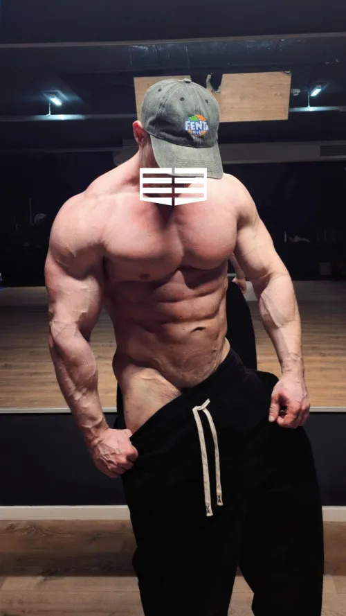 Underwear? Apparently not part of today’s workout plan.