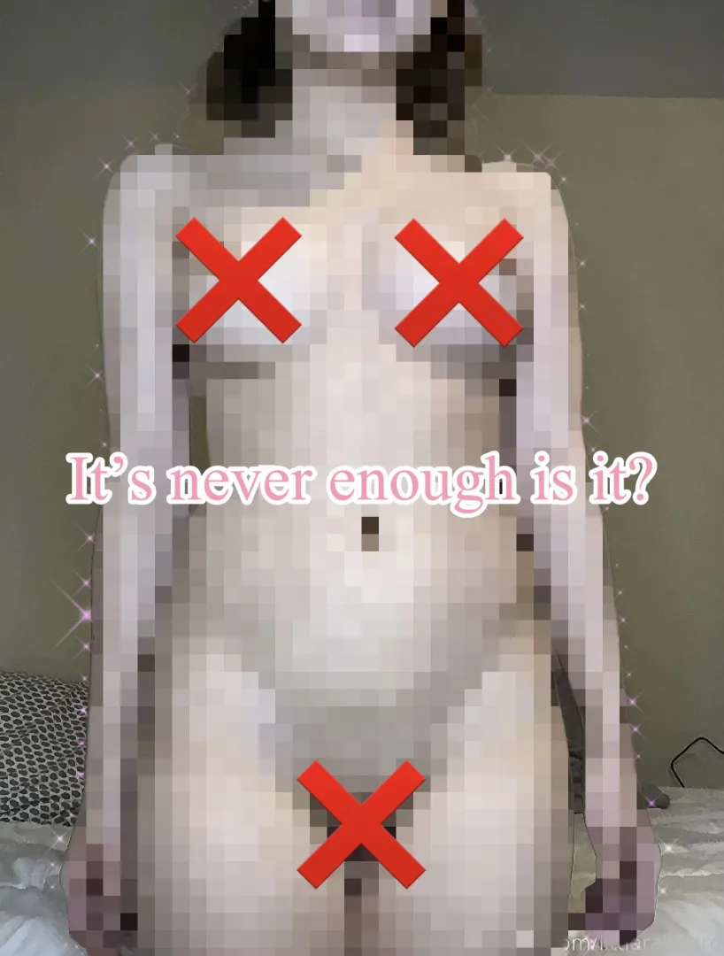 You’re such a greedy toy