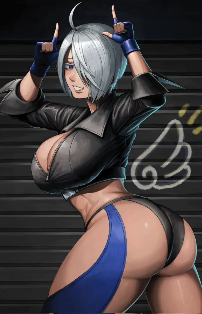 Angel Striking Her Signature Pose [King of Fighters]