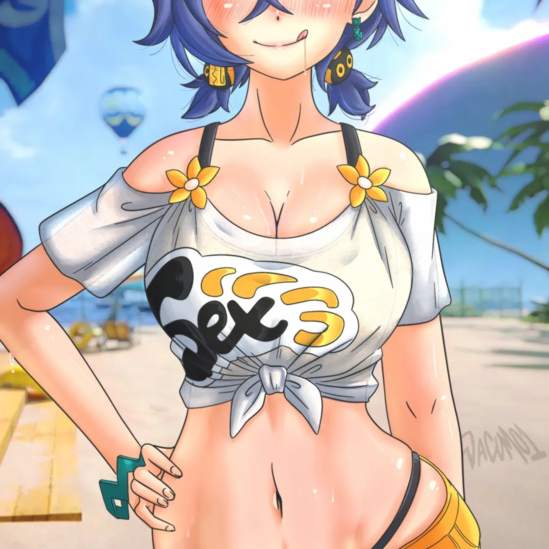 Belle on the beach (Wacum01)