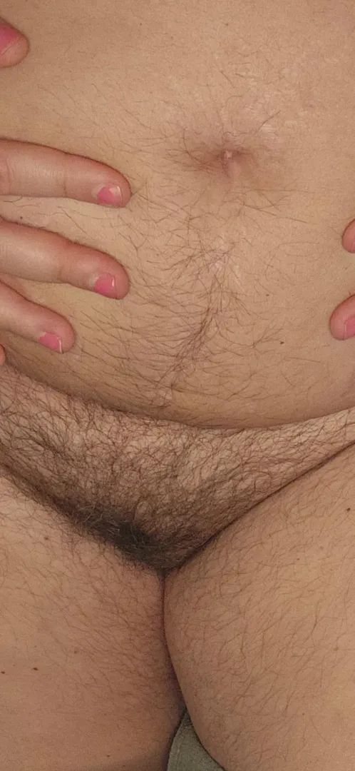 Close up of my most hairy places...and of course that trail....