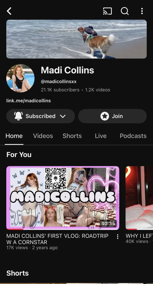Don’t forget to check out Madi’s YouTube channel