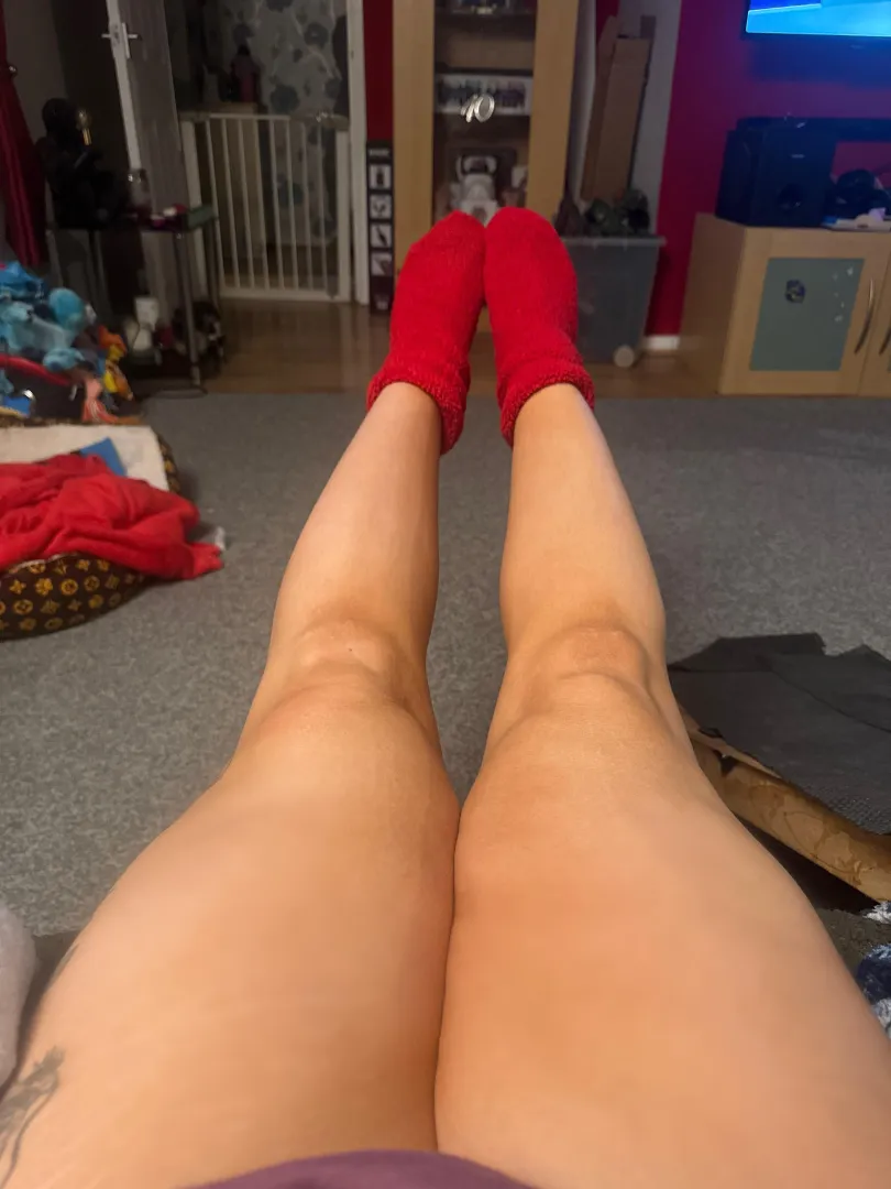fluffy socks are my favourite to wear 