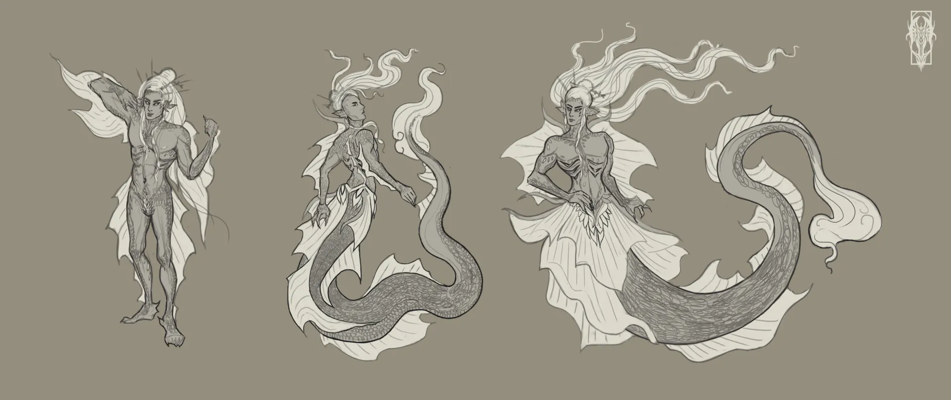 (Gods Are Real) Journey To The North Bai Yu Concept Art (Completed), by Me