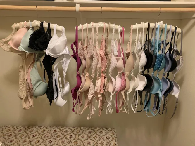 I really wish this was my wardrobe..... would be wanking over these non stop !