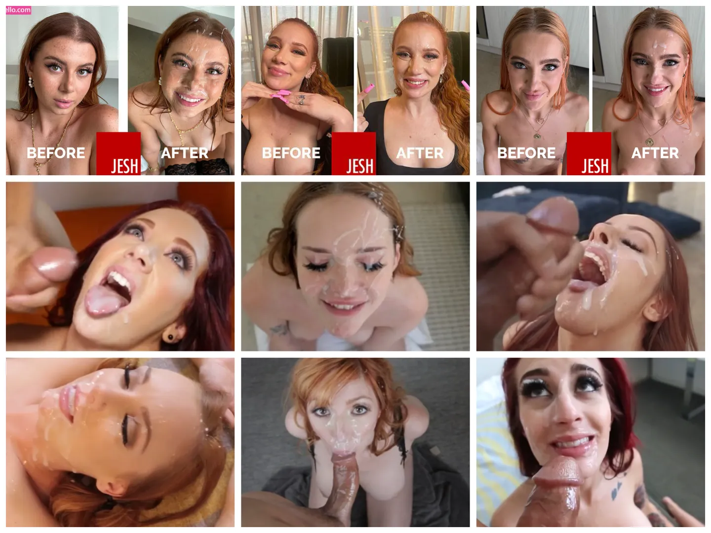 Jesh has used white America’s finest like cum rags (Part 3: redheads only)