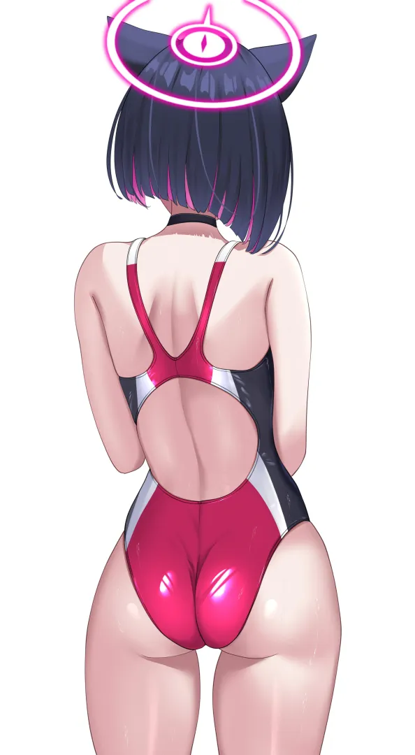 Kazusa Back View [Blue Archive] (2255X4096)