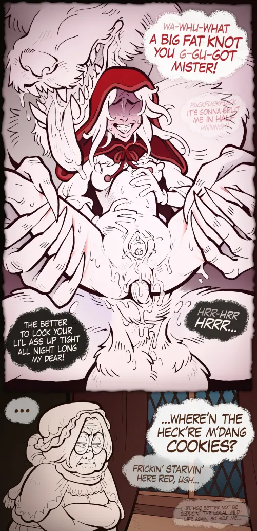 Little Red Riding Hood and the very, very, very big bad wolf (Sparrow)