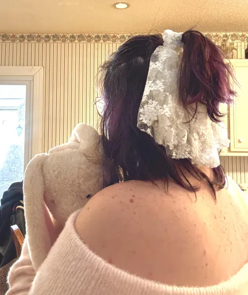 My hair today (peep cream!!)