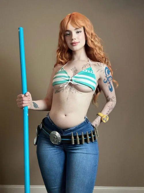 my Nami cosplay attempt! :3
