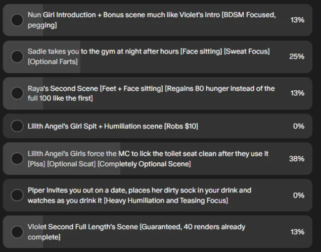 Overconfident Exorcist 1.04 Scene Poll Is out now :D [Game] [Poll] [1.03 Release Schedule as well, big update!!]