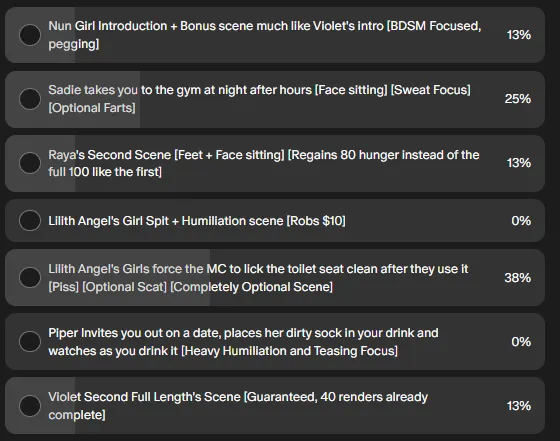 Overconfident Exorcist 1.04 Scene Poll Is out now :D [Game] [Poll] [1.03 Release Schedule as well, big update!!]