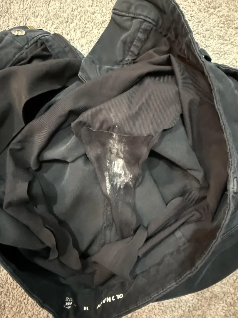 Put on before work taken off 8 hours later! WOW I thought I was wet yesterday! Didn’t know this much. 