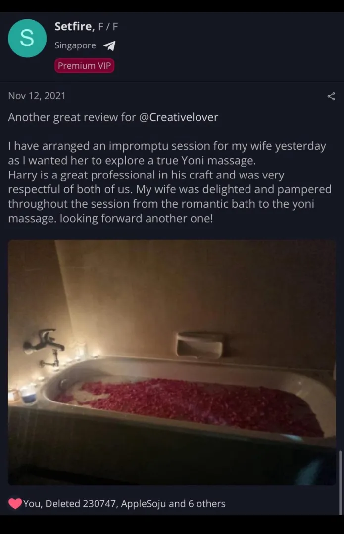 Repost: An evening in paradise - Cleopatra style Erotic Rose Petal Milk Bath therapy (no monetary exchange)