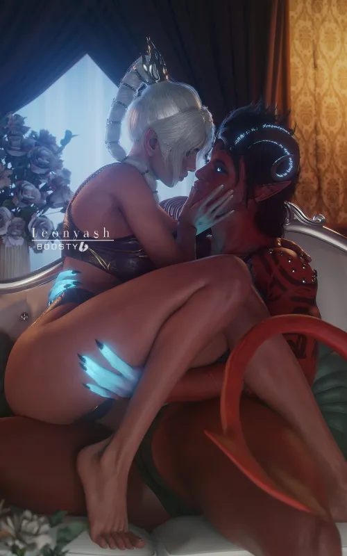 Shadowheart and Karlach (Leonyash) [Baldur's Gate 3]