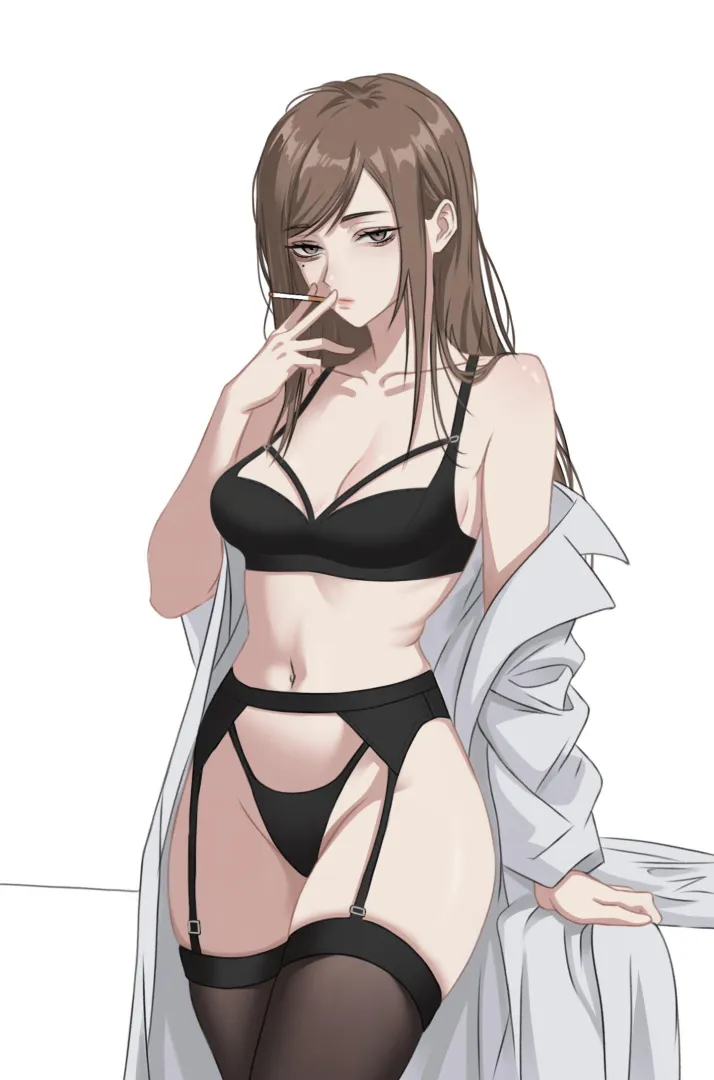 Shoko in underwear (pcharlesart)