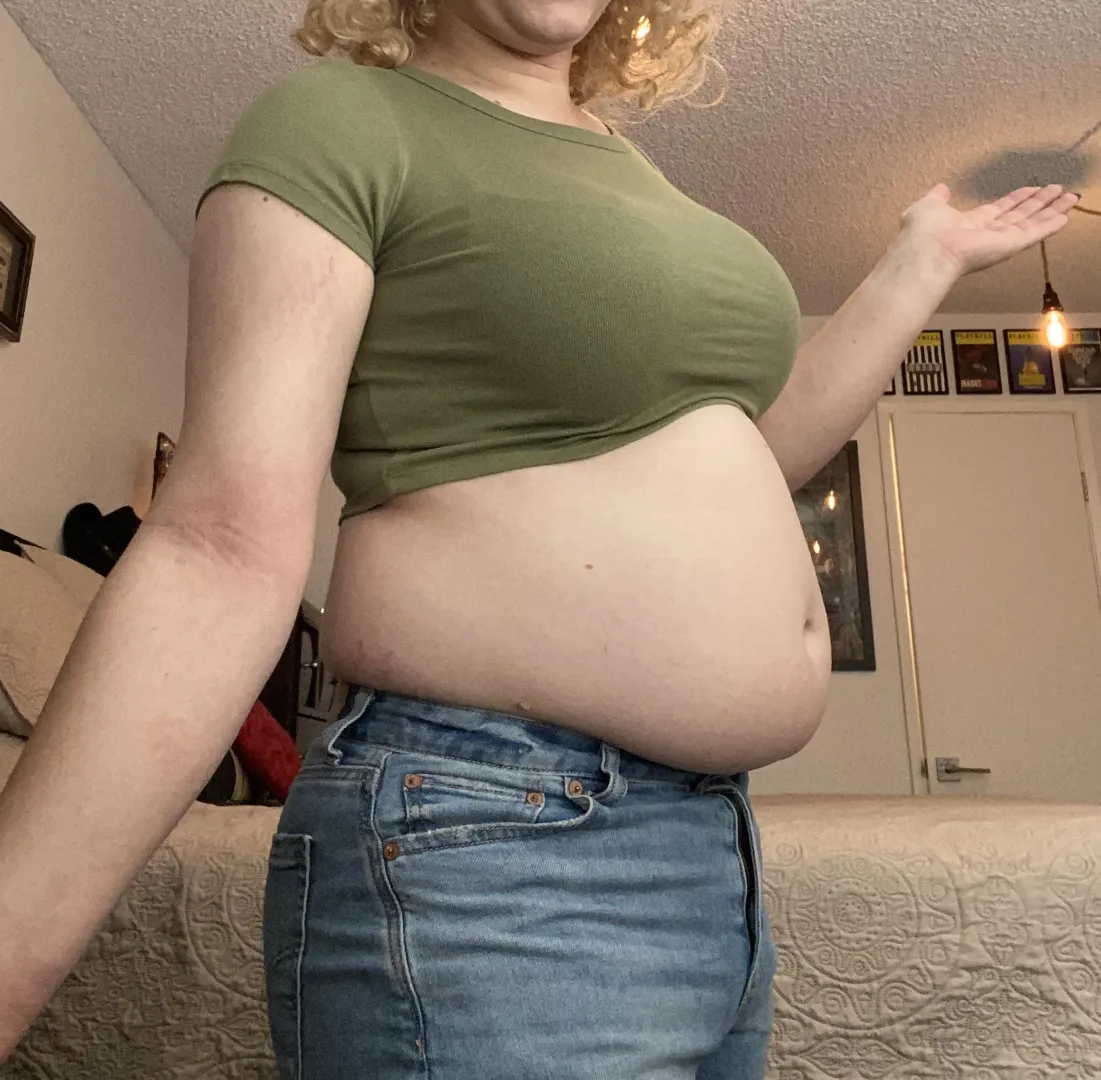 Tried on some old clothes, I’m surprised I got those pants to button