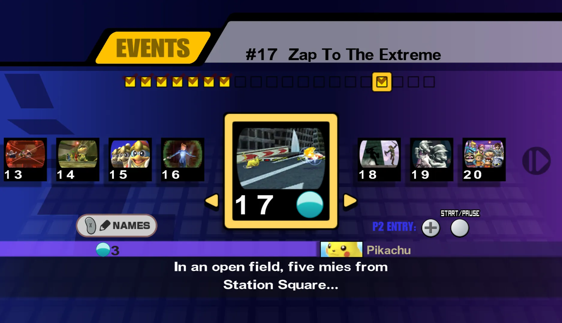 Was playing a Super Smash Bros Brawl mod and came across this custom event match.