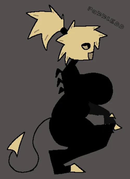 Wonder what she's staring at? (Art by me)