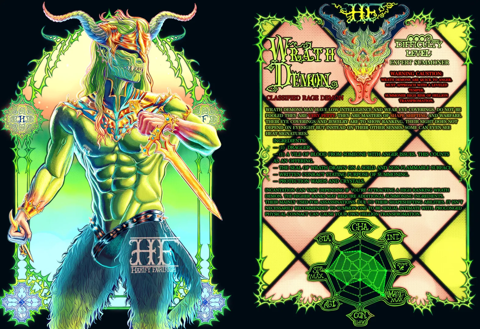 WRATH DEMON PAGE (BY: HARLEY FAIRLEIGH)