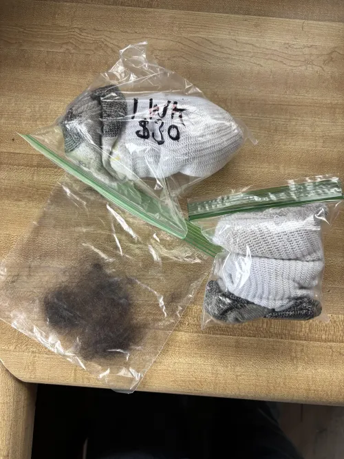 2 Pairs of white socks worn for a week are ready to be sniffed! Customizable too 