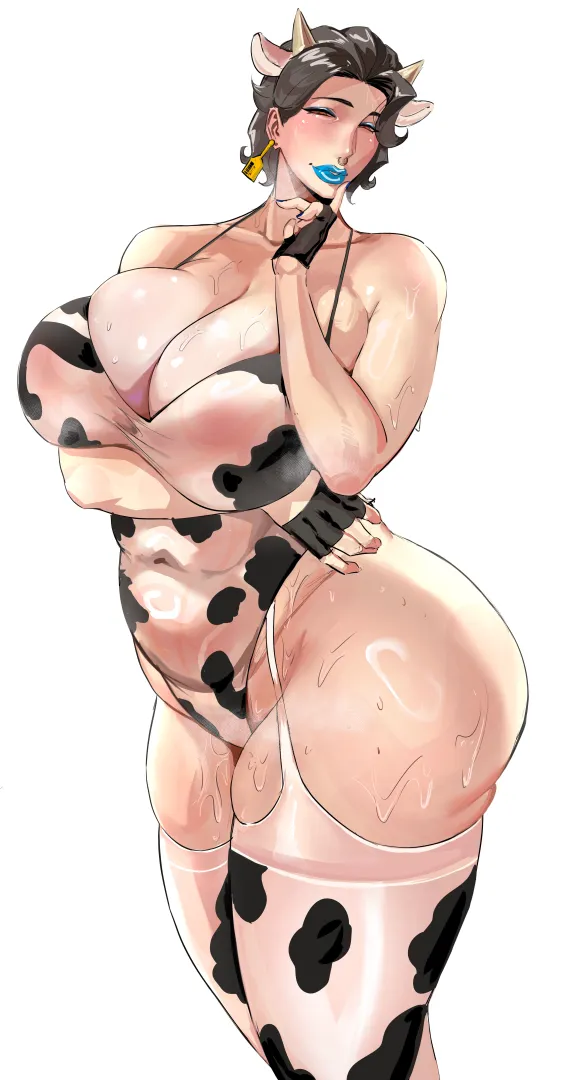 A onepiece swimsuit with stockings for this thick MILF (lulu95402099)