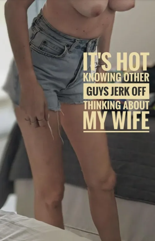 Absolutely love knowing guys hard & stroke over my wife