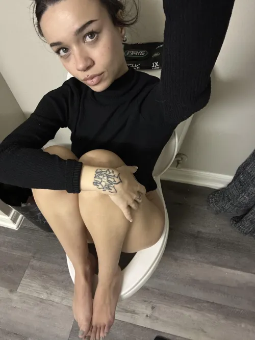 anyone else sit like this? lol