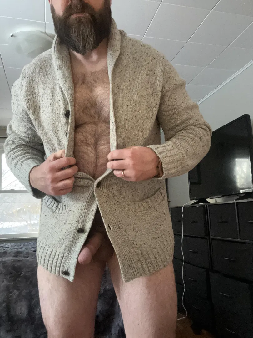 Beard: check. Boner: just the initial stirrings of one. (50)