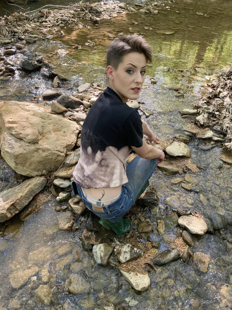 Caught some tail while poking around a creek