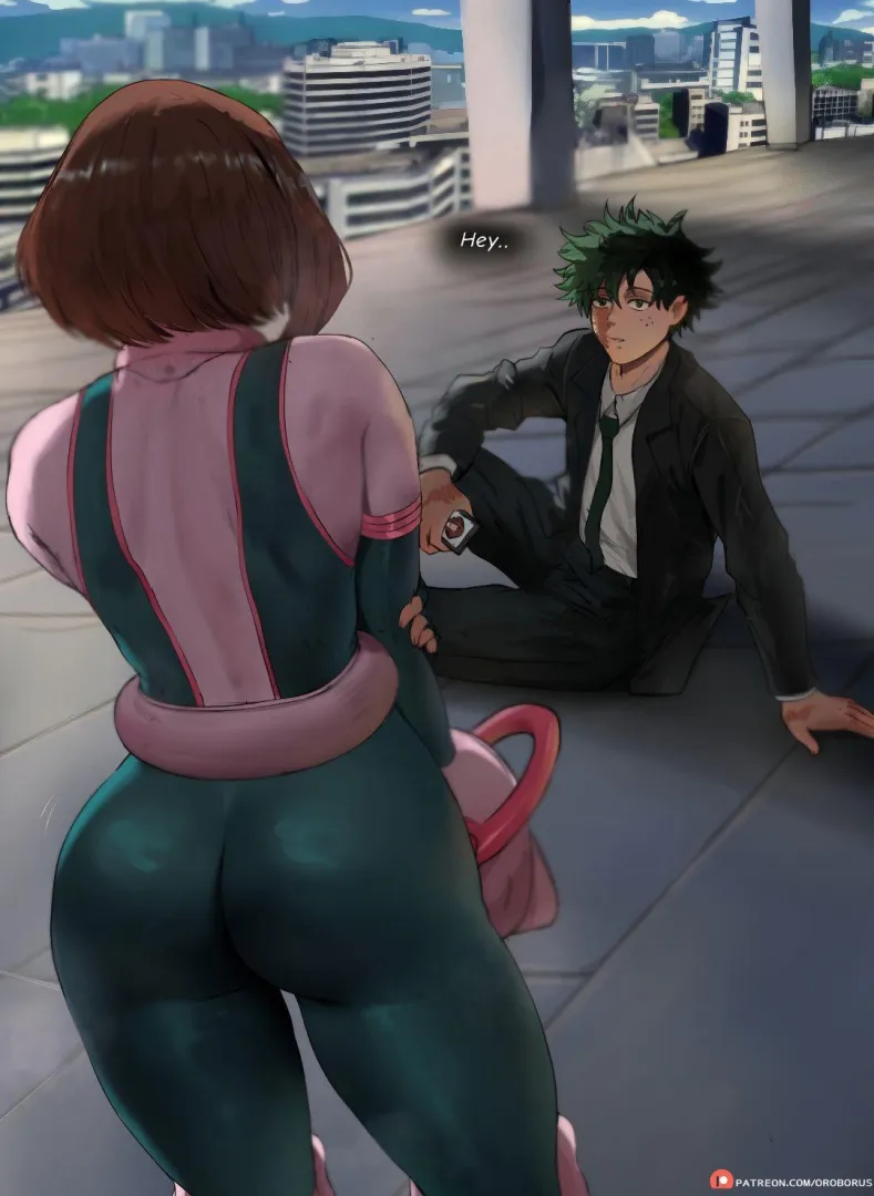 Deku about to smash the Gravussy (@Oroborus)
