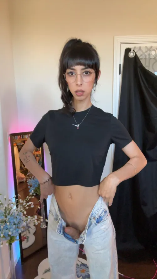 Do you think my girldick is enough to quench your thirst?