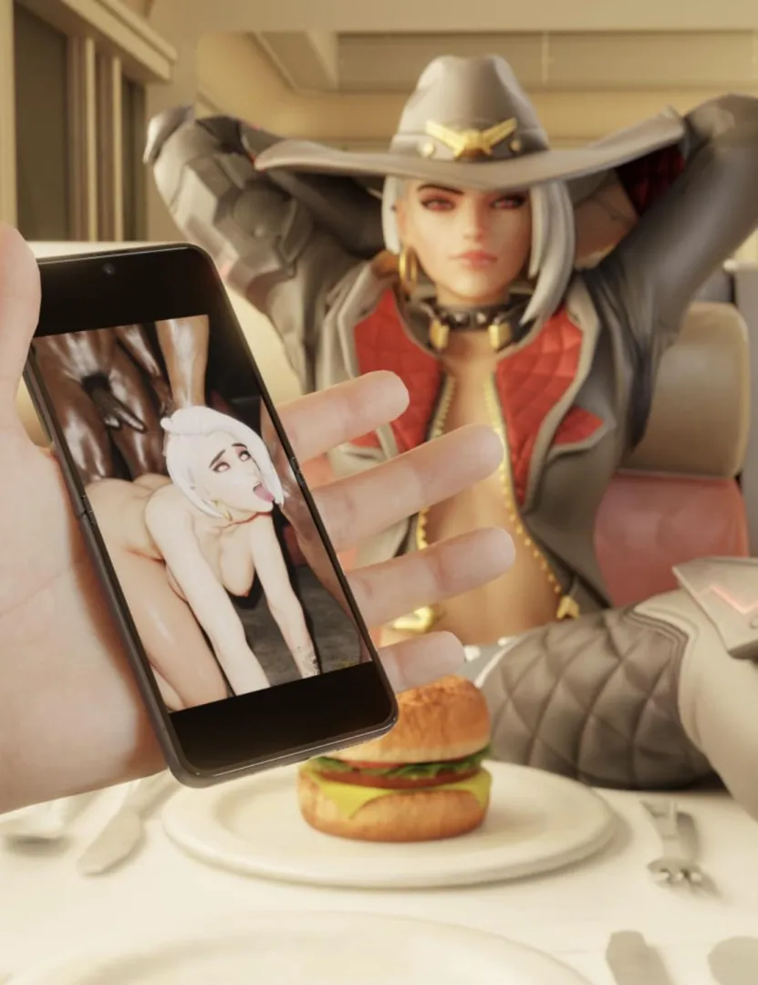 Do you want to continue our conversation in the room. ashe (overwatch)