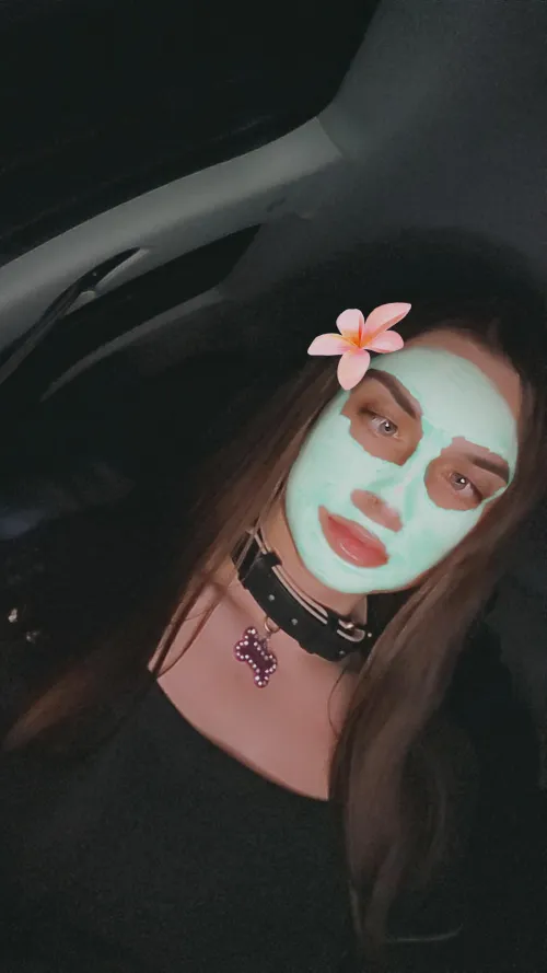 Driving with my collar 