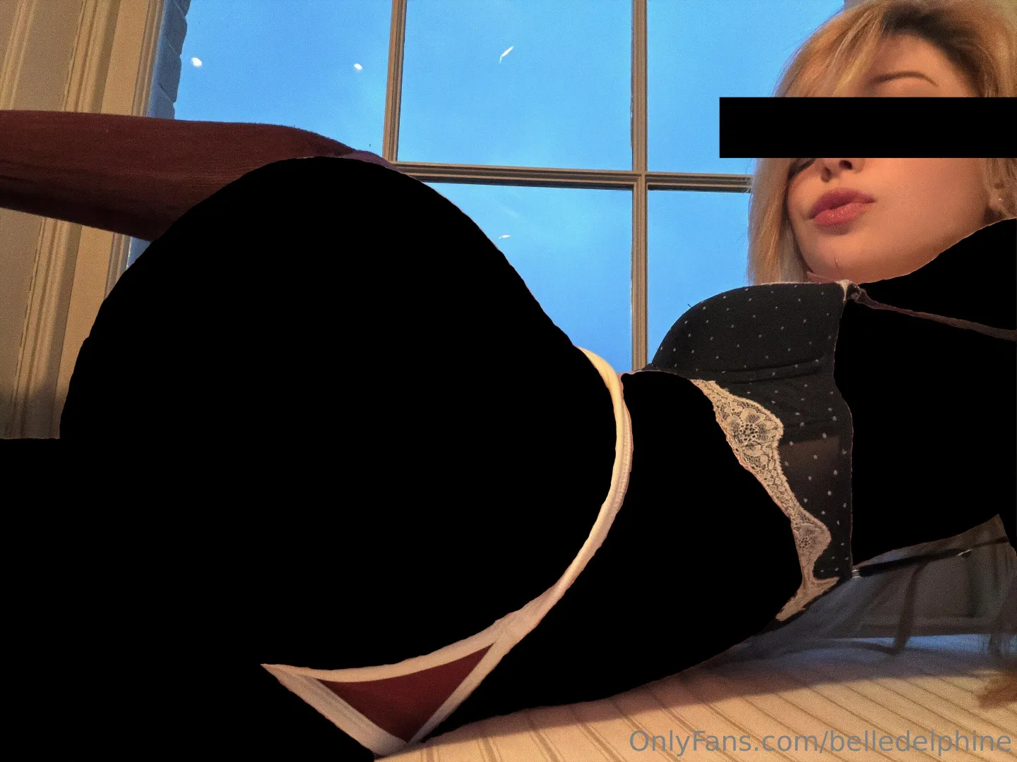 Edge to her censored ass