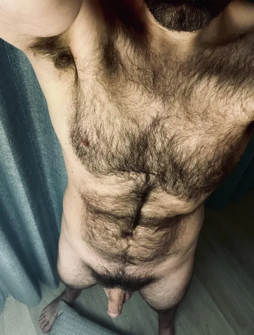 Hairy head to toe...