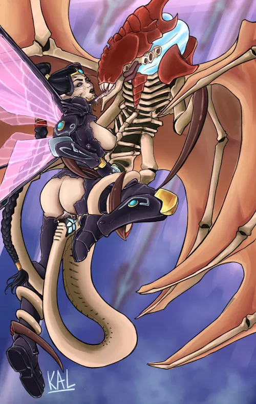 High altitude Tyranid encounter by @BirbArtist