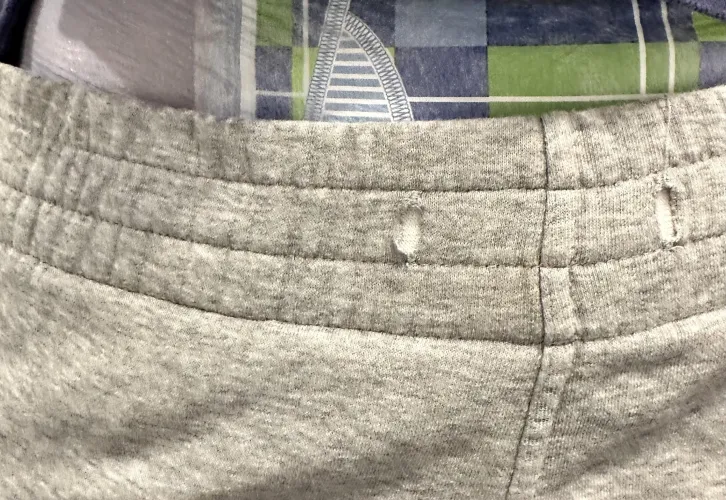 Hope nobody sees my Goodnites bedwetting undies