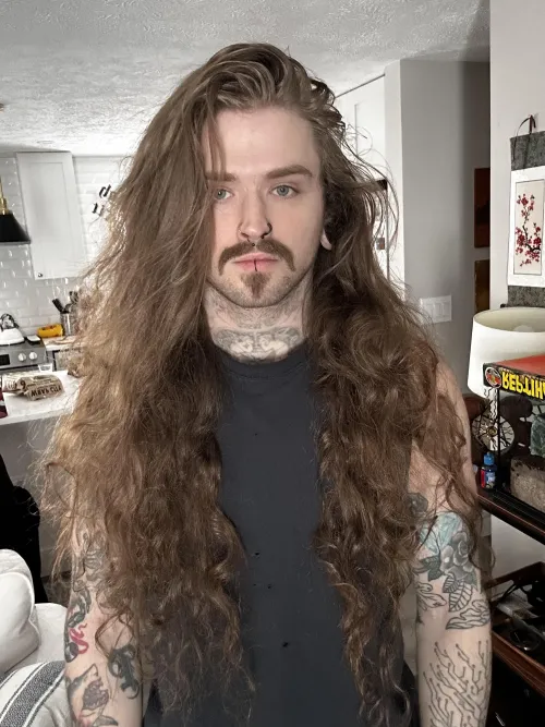 Idk how I manage to fit all this under a welding hood 