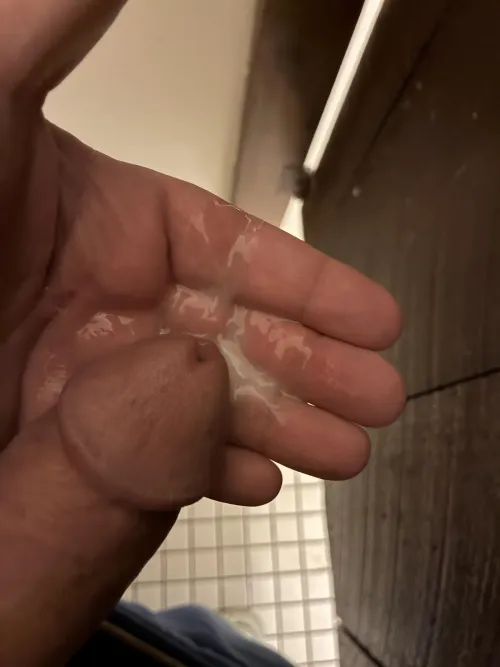 In a bathroom stall lol