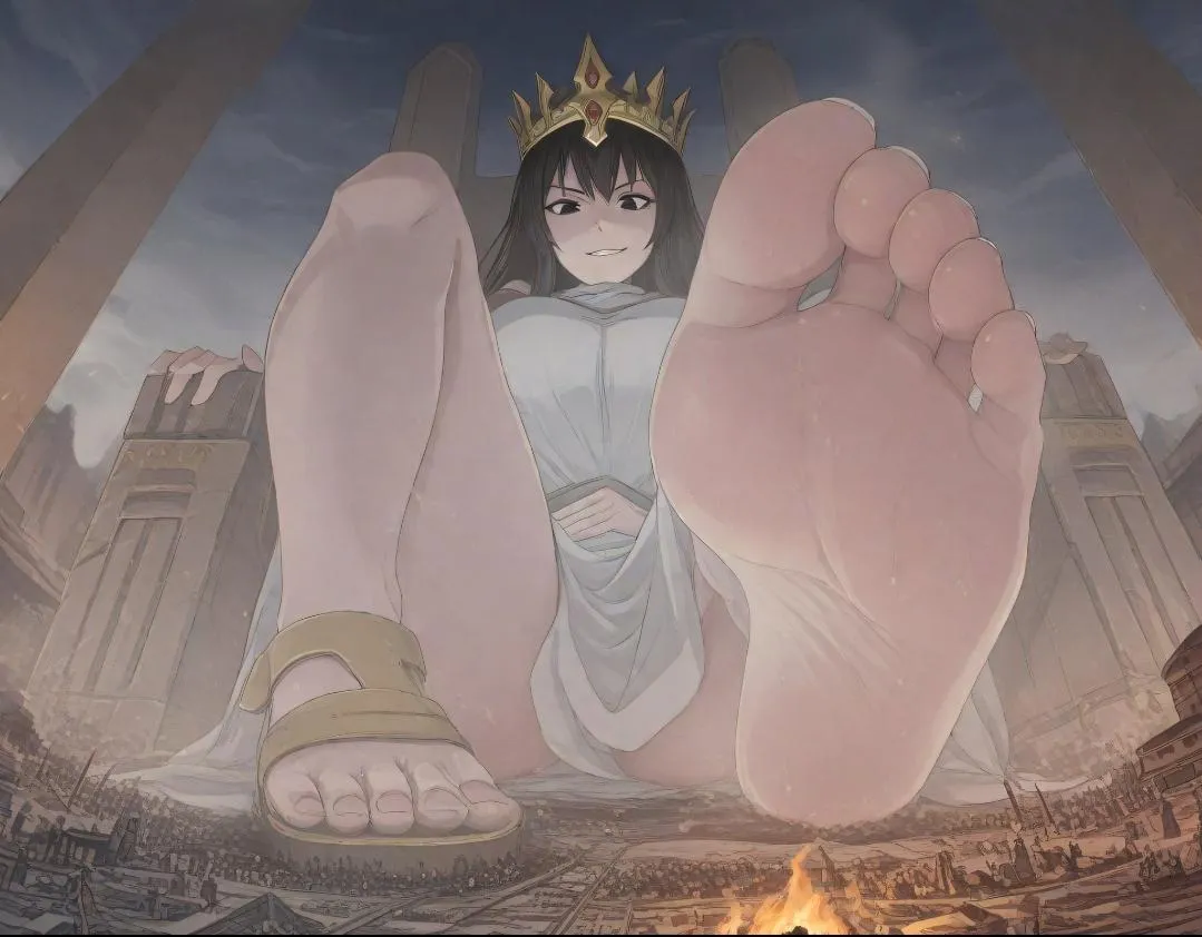 Kneel to your Goddess Queen, or perish beneath the Imperial Sole!~