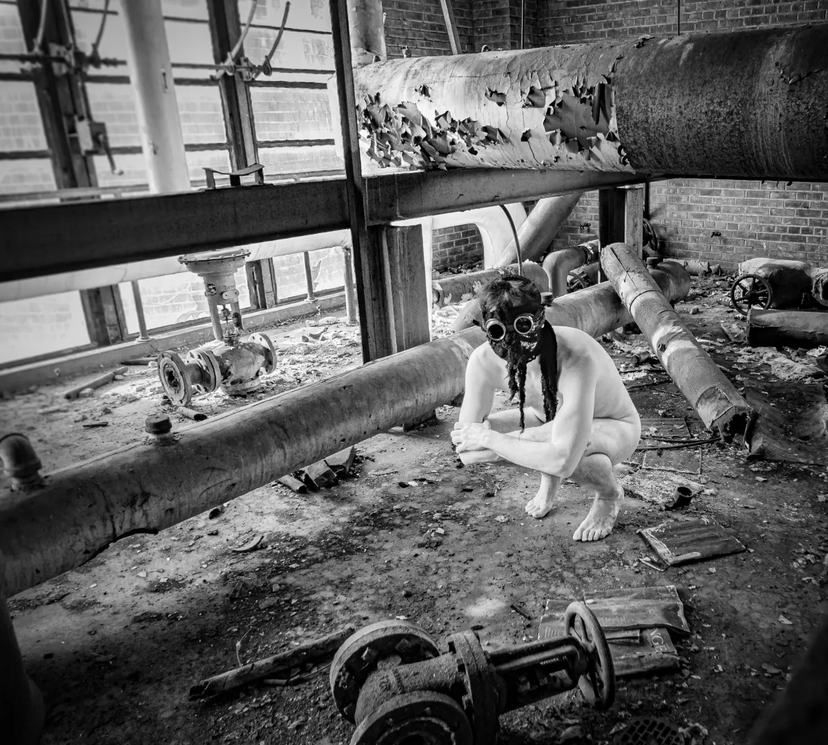 Masked explorer [oc]model selfie