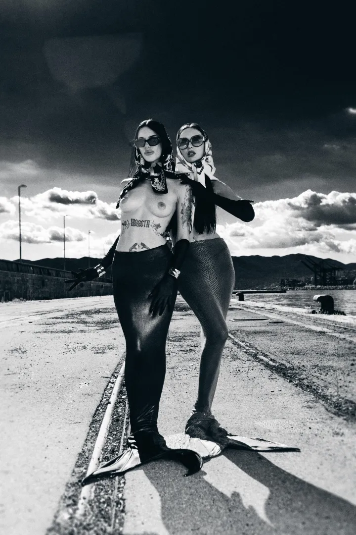 Mermaids... Nana and me photographed by Dark Indigo