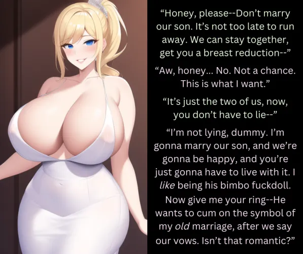 Mother/son romance drips all over a traditional wife/husband marriage