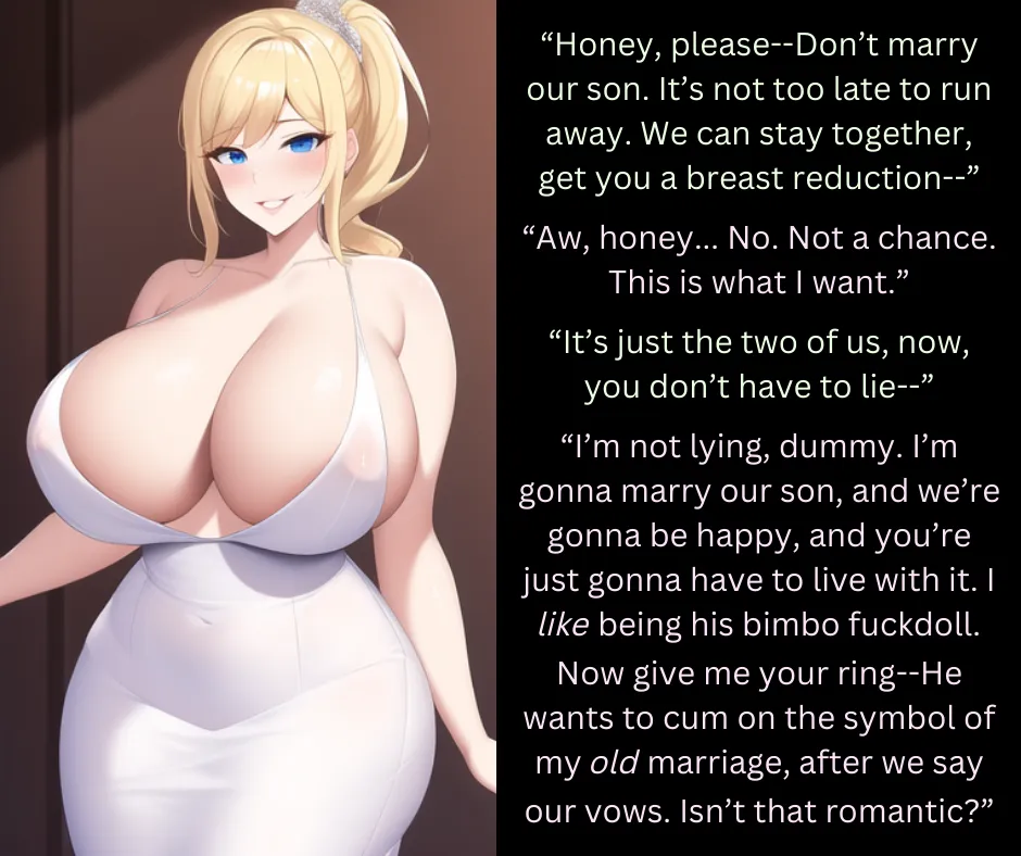 Mother/son romance drips all over a traditional wife/husband marriage