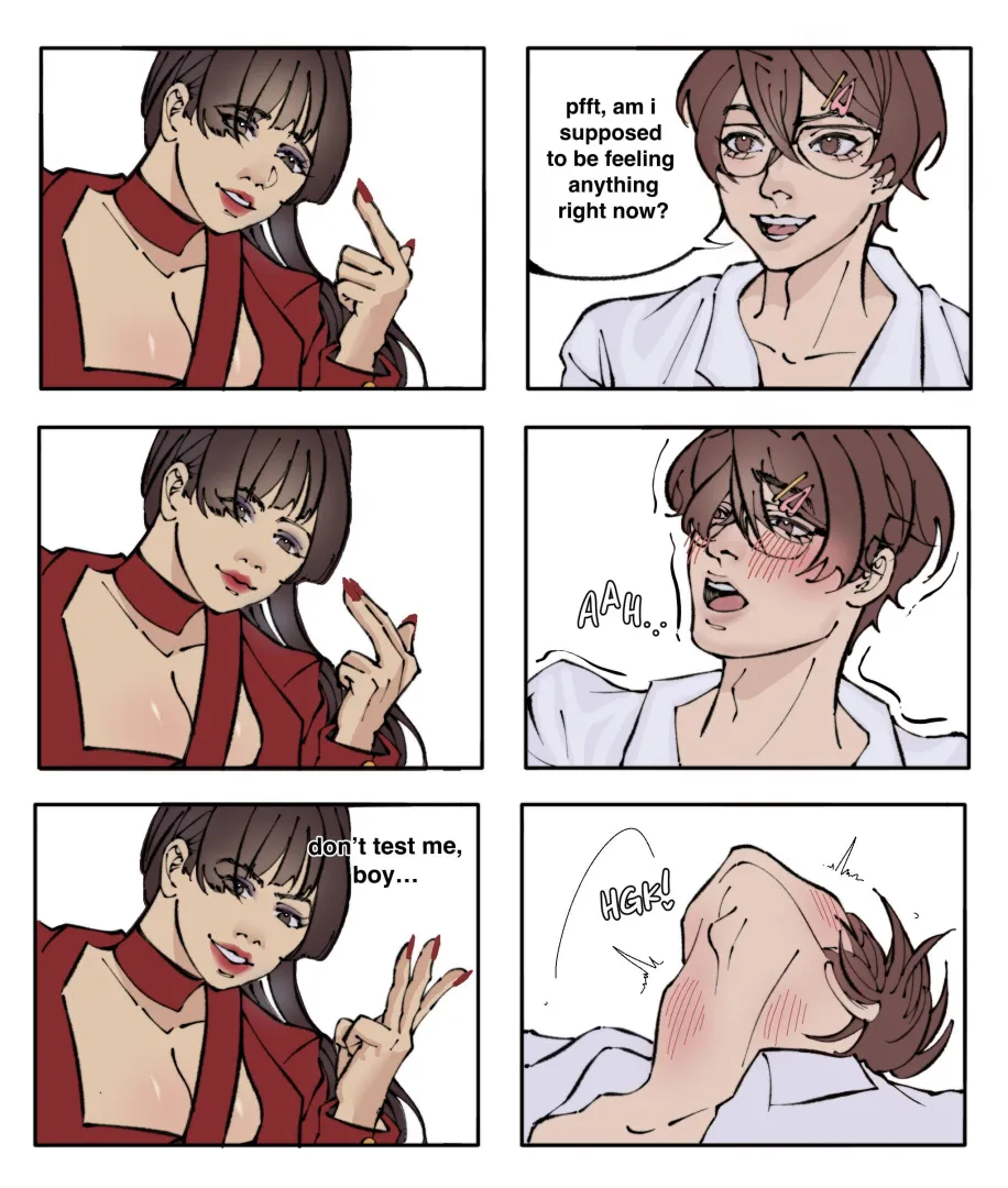 [OC] don’t tease your domme, otherwise she’ll give you the best punishment… 