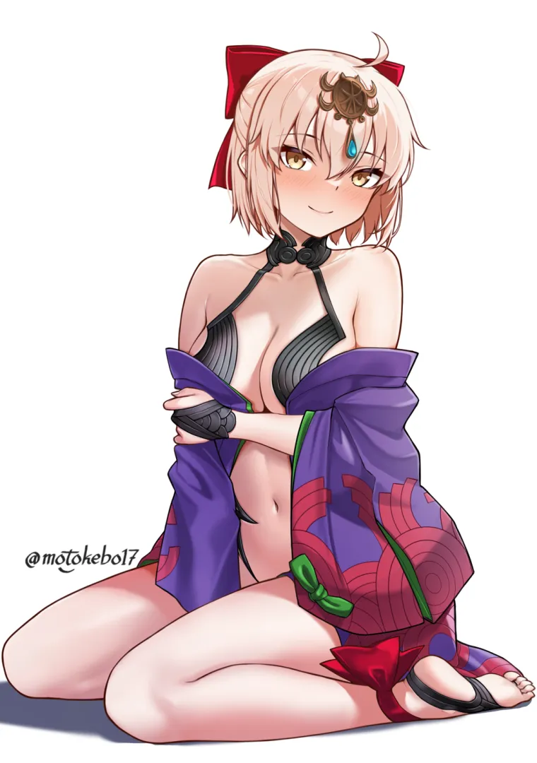 Okita Souji Cosplaying Shuten Douji (Motokebo17) [Fate/Grand Order]