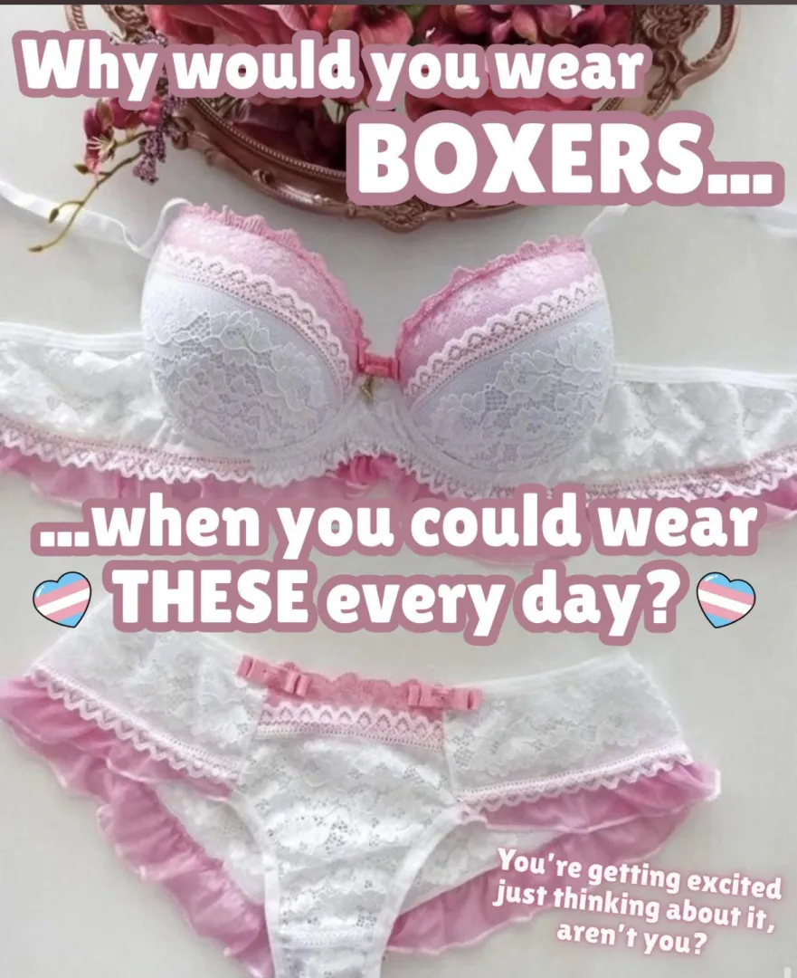 Panties are soo much better then boring boxers