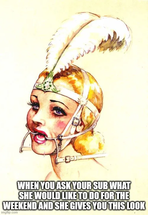 Pony play can be replacement for exercise.