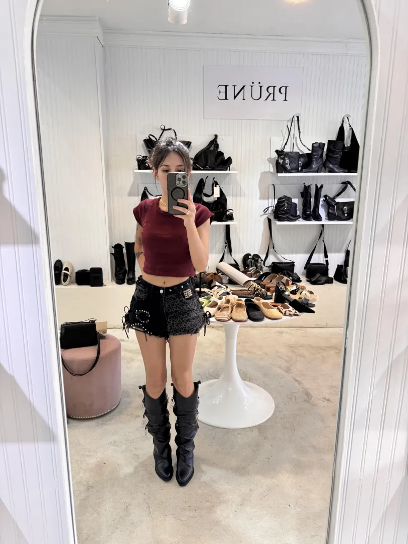 Reimburse my new boots.

If you want my attention, you fund my pleasure. Pay up and know your place. 